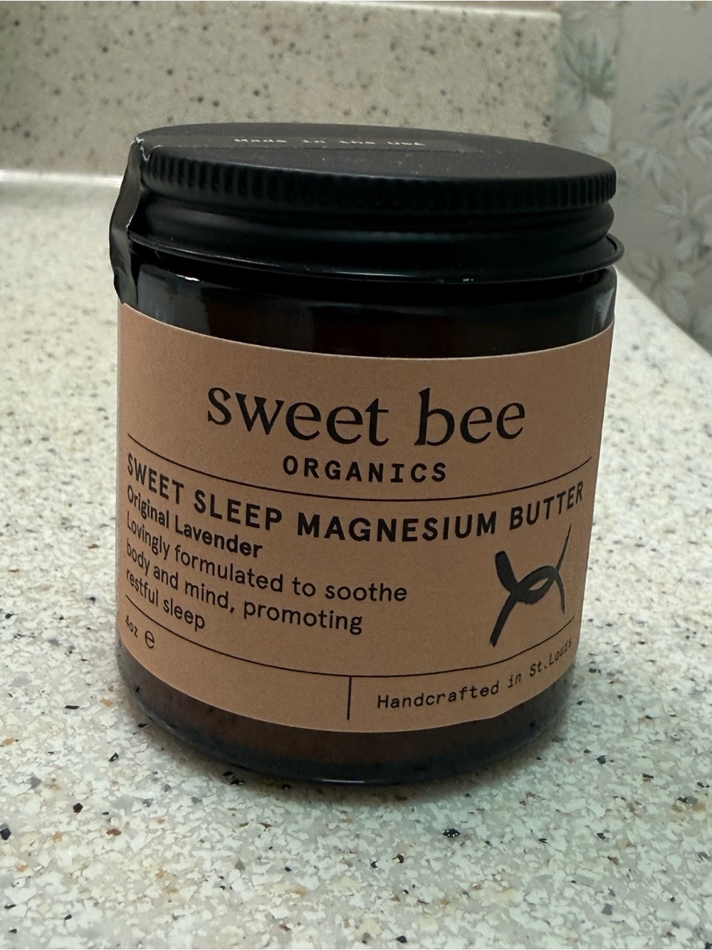 Sweet Bee Organics Sweet Sleep Magnesium Butter - Original Lavender (Brown)